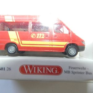 Wiking  0601 26 Mercedes MB Sprinter Bus  Feuerwehr  060126