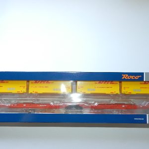 Roco  6600057 - Doppeltaschen-Gelenkwagen T3000e, DB AG   DHL