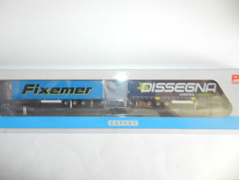 Piko 24605  Taschenwagen T3000e Hupac mit Dissegna & Fixemer Trailern