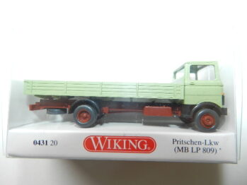 Wiking 0431 20 Pritschen-Lkw Mercedes MB LP 809 - hellgrün 43120