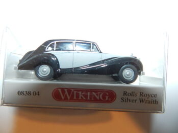 Wiking 0838 04 Rolls Royce Silver Wraith - schwarz /grau 083804