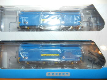 Piko 58296 2er Set Teleskophaubenwagen Transwaggon Ep. V