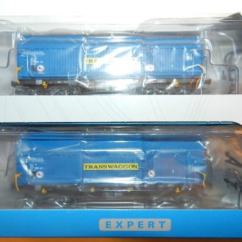 Piko 58296 2er Set Teleskophaubenwagen Transwaggon Ep. V
