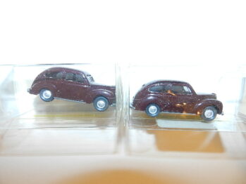 Wiking 2 Stück 820 12 Ford Taunus Buckeltaunus schwarzrot + rotbraun GK 820/4 A+ B 82012