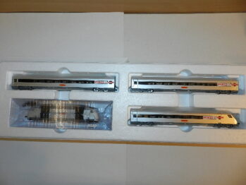 Piko 58151 Zugset 4tlg. Metropolitan BR 101 mit Personenwagen und Steuerwagen DB AG Ep.V mit Digital -