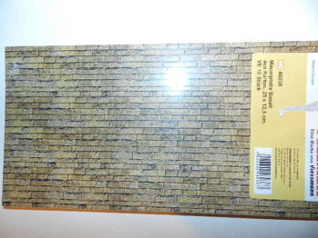 Vollmer 46038 Mauerplatte Basalt aus Karton