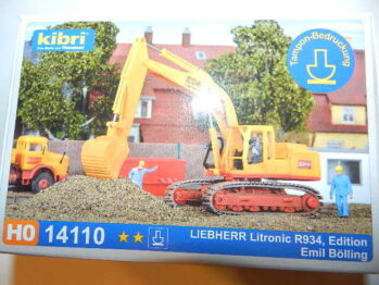 Kibri 14110 H0 LIEBHERR Litronic R934, Edition Emil Bölling