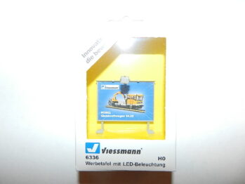 Viessmann 6336 H0 Werbetafel mit LED-Beleuchtung