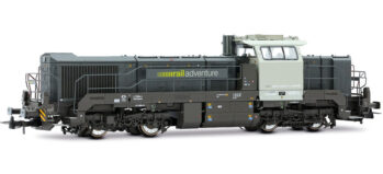 Rivarossi HR2921 - RailAdventure, Diesellokomotive Vossloh DE 18, in grauer Farbgebung, Ep. VI