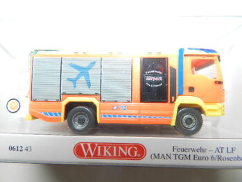 Wiking  0612 43 MAN TGM Euro 6 Rosenbauer  Feuerwehr  AT LF  061243