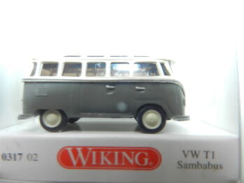 Wiking 0317 02 VW T1 Sambabus - mausgrau/perlweiß 031702