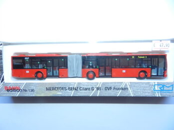 Rietze - 69948 - Mercedes-Benz Citaro G DB-OVF Franken, 1:87
