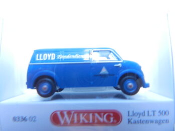 Wiking 0336 02 Lloyd LT 500 Kastenwagen "Lloyd Kundendienst"  033602