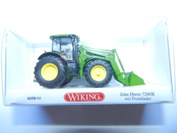 Wiking 0358 04 John Deere 7260R mit Frontlader  Traktor  035804