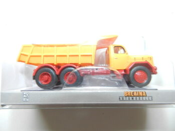 Brekina 83300 Magirus Jupiter Kipper dunkelgelb/dunkelrot