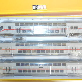 Brawa 44564 , 3er Set Doppelstockwagen TWINDEXX Vario IC2, DBAG, Ep.VI, DC-Digital