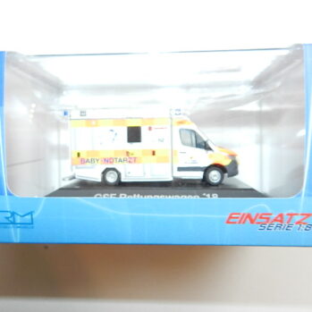 Rietze 76151 GSF RTW ´18 Baby-Notarzt Rettungsdienst Neuss