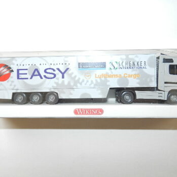 Wiking 546 03 38 Mercedes MB Actros Koffer-Sattelzug EASY Lufthansa Cargo 54603
