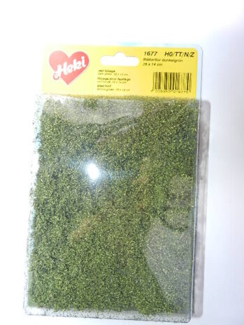 HEKI 1677 Leaf Blatt-Flor, Größe: 28 x 14 cm, Farbe: duneklgrün