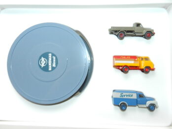 Wiking 0990 78 "Die Flotte vom Hanomag-Dienst" Set 3-Modelle+Rundgarage 099078