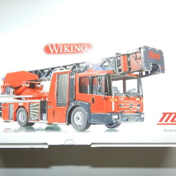 WIKING 0431 01 Feuerwehr - Metz Drehleiter L32 MB Econic - rot/dunkelgrau Spur I 1:32