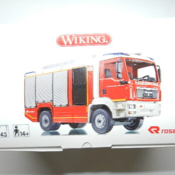 WIKING 0431 99 Feuerwehr - AT MAN TG Rosenbauer - Heckrollo silber Spur 0 1:43
