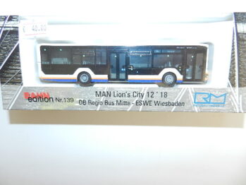 Rietze 75399 MAN Lion´s City 12´18 DB Regio Bus Mitte- ESWE Wiesbaden