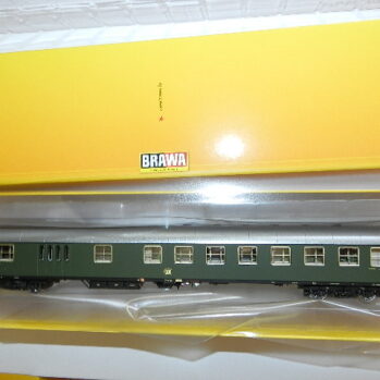 Brawa  58124 Spur H0   Halbgepäckwagen DB Ep.III BPw4ümg-59 der DB, Epoche III + LED