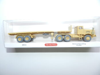 Wiking 0554 08 Flachpritschensattelzug Kaelble - sandgelb 055408