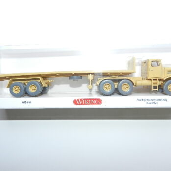 Wiking   0554 08 Flachpritschensattelzug Kaelble - sandgelb  055408