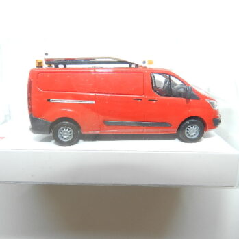 Busch 52424 Ford Transit Custom Schwertransport Begleitfahrzeug