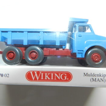 Wiking   0670 02 Muldenkipper MAN - brillantblau 067002
