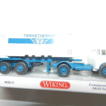 Wiking  0526 05 Containersattelzug 20' MAN Pausbacke "Transthermos" 052605
