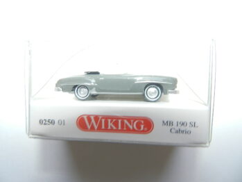 Wiking 0250 01  Mercedes MB 190 SL Cabrio - grau  025001