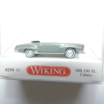 Wiking 0250 01  Mercedes MB 190 SL Cabrio - grau  025001