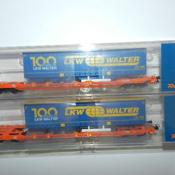 Roco 6600064 - 2-tlg. Set: Taschenwagen T5, Wascosa 100 Jahre Walter