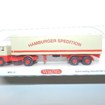 Wiking 051319 Koffersattelzug  Henschel HS 14/16 "Hamburger Spedition"     051319 ! 2.Wahl !