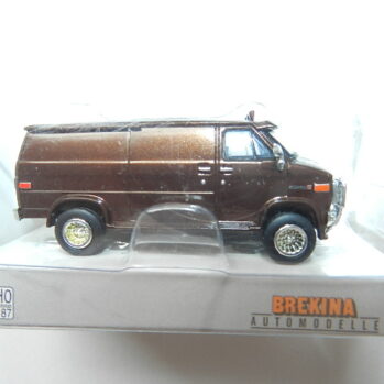 Brekina 18252 GMC Vandura, braun, 1983