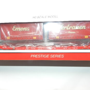 Mehano 28410  Containerwagen Sgkkms 698 der DB Cargo, Epoche VI, EMONS