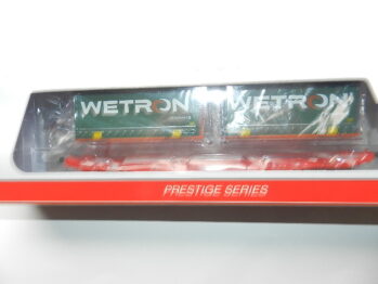Mehano 28409  Containerwagen Sgkkms 698 "WETRON" der DB Cargo, Epoche VI