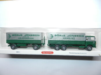 Wiking 0460 01 Pritschenhängerzug Scania 111 "Börje Jönsson"  046001