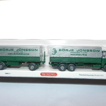 Wiking 0460 01 Pritschenhängerzug Scania 111 "Börje Jönsson"  046001