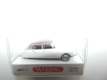 Wiking 0807 13 Citroën ID 19 - weiß/rubinrot  080713