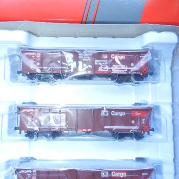 ACME 45196 - 3er Set Schiebedachwagen Tamns 895 Graffiti, DB-Cargo, Ep.V-VI, Set A