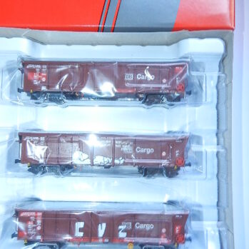ACME  45198 - 3er Set Schiebedachwagen Tamns 895 Graffiti, DB-Cargo, Ep.V-VI, Set C