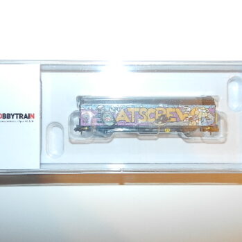 Hobbytrain H24668 - Schiebewandwagen Hbbillns SBB, Ep.VI, Graffiti-Serie ATS Crew Spur N