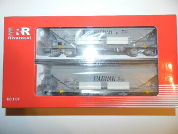 Rivarossi HR6678 H0 2er Set Getreidesilowagen,Pagnan SpA, Ep. V-VI