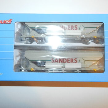 Jouef J6312 H0 2er Set Getreidesilowagen,SANDERS, Ep. V