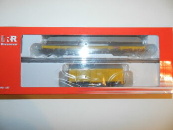 Rivarossi HR6647 - 2er Set Bauzug, DB-Bahnbau, DBAG, Ep.V-VI