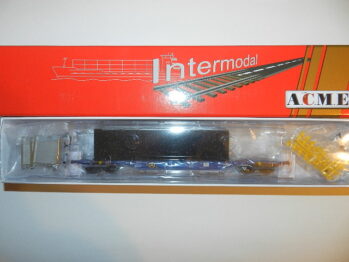 ACME 40436  FS Containertragwagen Sgnss60` Udine Cividale- Ep.VI, mit Stützen für Brammentransporte